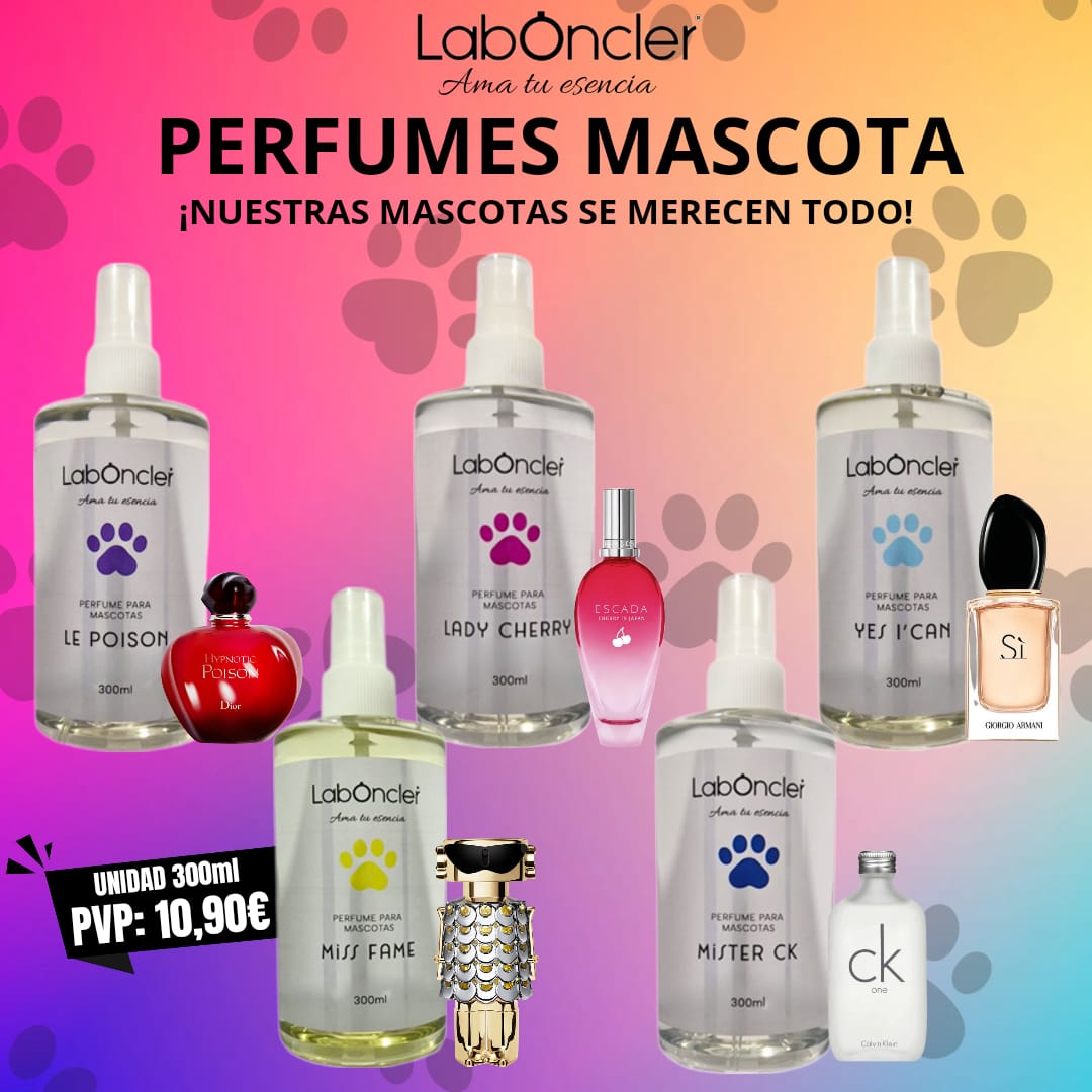 CK-9 Perfume de lujo para mascotas, Colonia fina para perros Uni-sex,  paquete de 2